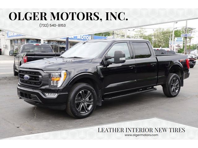Agate Black 2022 Ford F-150 XLT SuperCrew 4WD Pickup Truck Four-Wheel Drive Automatic