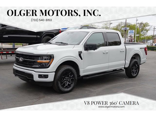 Avalanche Gray 2024 Ford F-150 XLT SuperCrew 4WD Pickup Truck Four-Wheel Drive Automatic