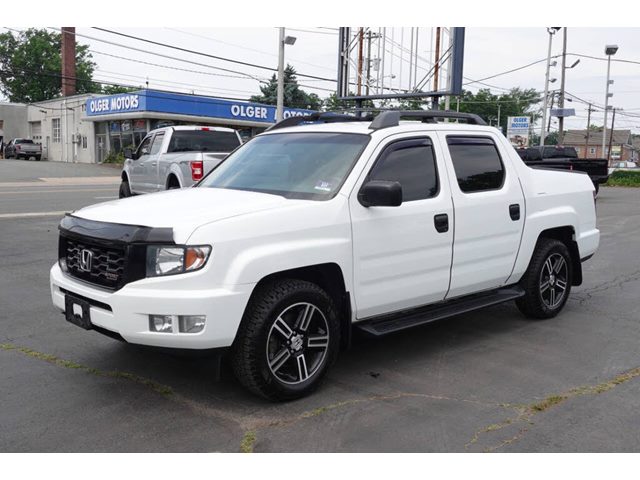 Taffeta White 2012 Honda Ridgeline Sport Pickup Truck Four-Wheel Drive 5-Speed Automatic