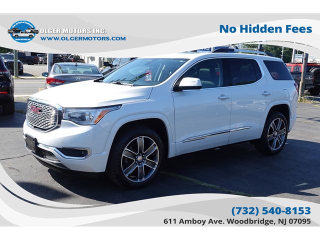 White Frost Tricoat 2019 GMC Acadia SUV / Crossover Front-Wheel Drive Automatic