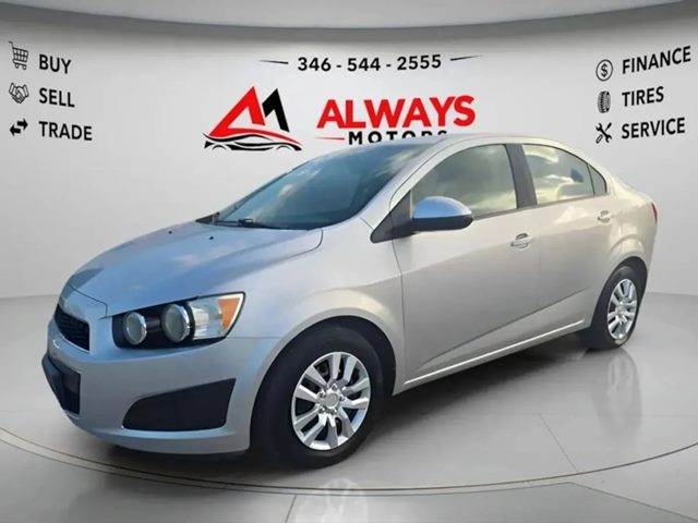 Silver Ice Metallic 2013 Chevrolet Sonic Sedan Front-Wheel Drive Manual