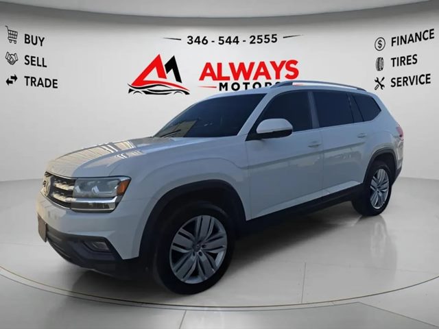 Pure White 2019 Volkswagen Atlas SUV / Crossover Front-Wheel Drive Automatic