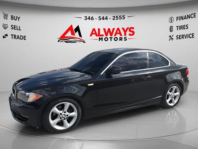 Black 2011 BMW 1 Series Coupe Rear-Wheel Drive Automatic