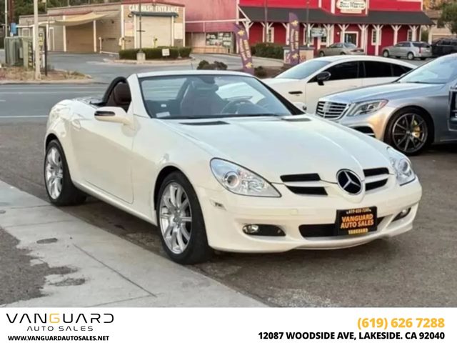 White 2007 Mercedes-Benz SLK Convertible Rear-Wheel Drive Automatic