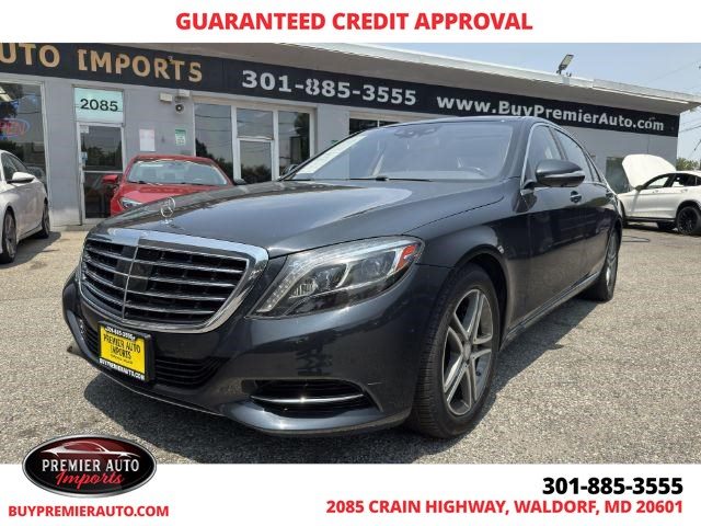 Lunar Blue Metallic 2016 Mercedes-Benz S-Class Sedan All-Wheel Drive Automatic