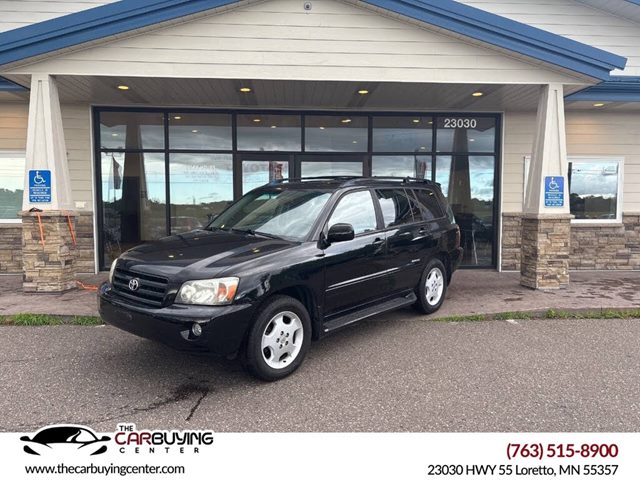 Black 2006 Toyota Highlander SUV / Crossover All-Wheel Drive Automatic