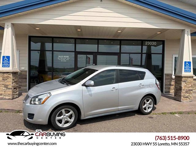 Gray (Liquid Platinum Metallic) 2009 Pontiac Vibe Hatchback Front-Wheel Drive Manual
