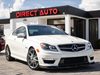 2012 Mercedes-Benz C 63 AMG Coupe