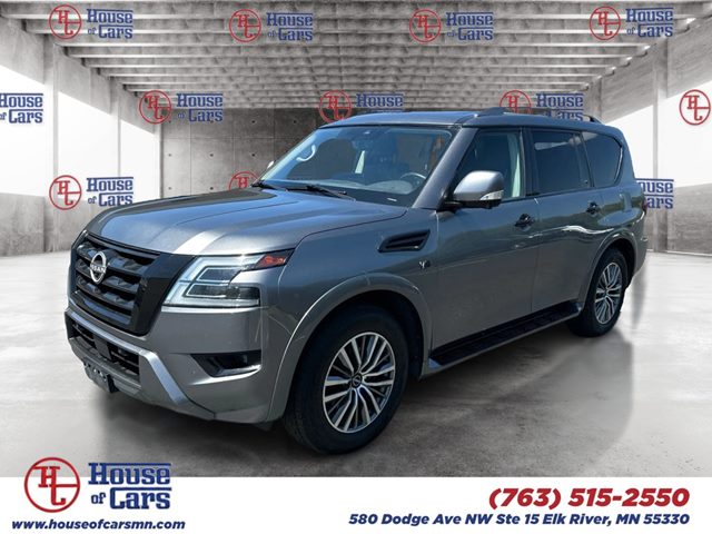 Gray 2021 Nissan Armada SUV / Crossover Four-Wheel Drive 7-Speed Automatic Overdrive