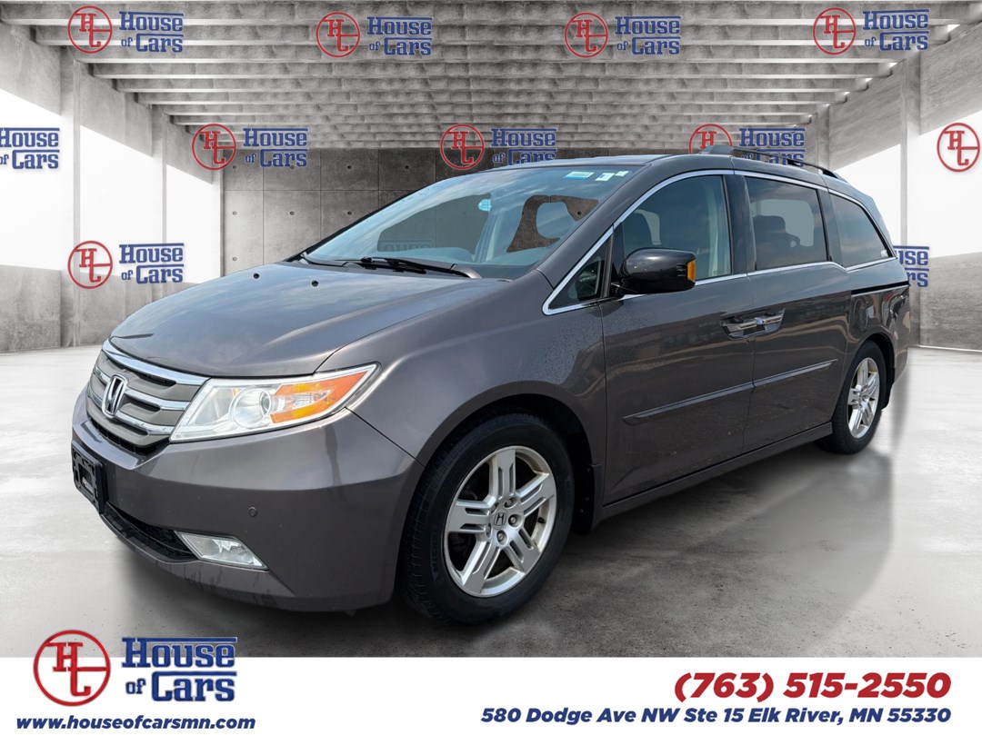 Gray 2013 Honda Odyssey Minivan Front-Wheel Drive 6-Speed Automatic