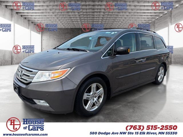 Gray 2013 Honda Odyssey Minivan Front-Wheel Drive 6-Speed Automatic