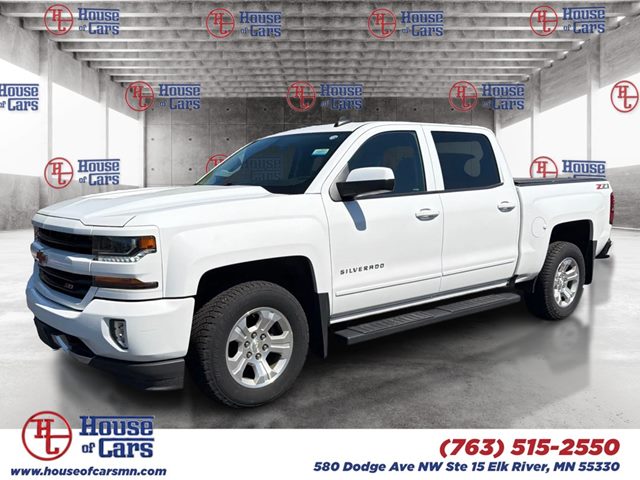White 2018 Chevrolet Silverado 1500 Pickup Truck Four-Wheel Drive 6-Speed Automatic Overdrive