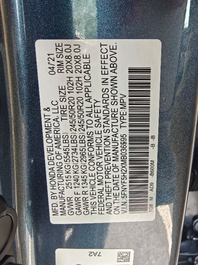 Photo 51 of this Honda Pilot