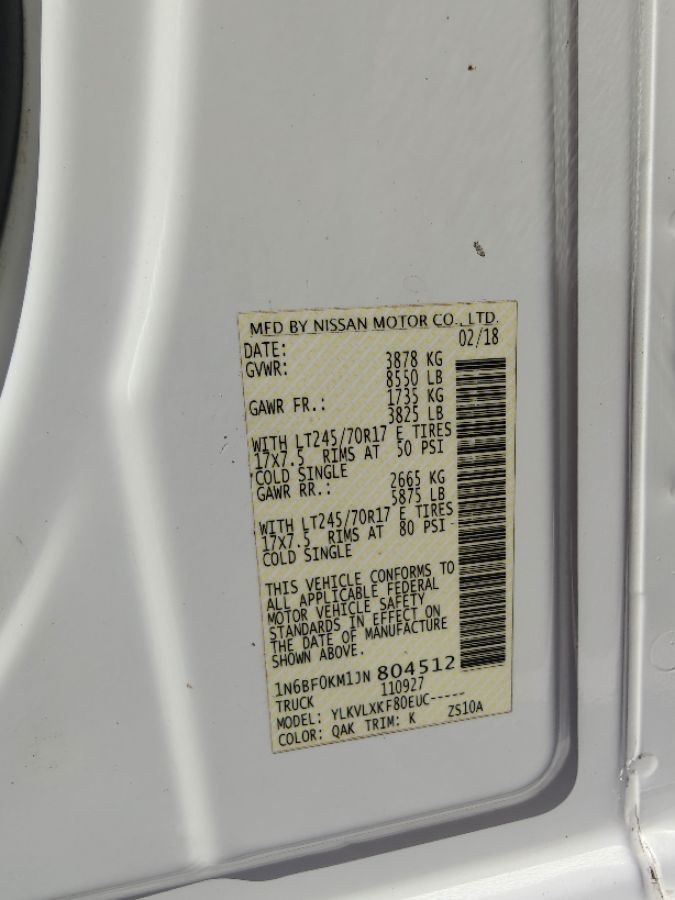 Photo 33 of this Nissan NV Cargo