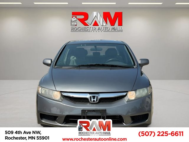 Gray 2009 Honda Civic Sedan Front-Wheel Drive Automatic