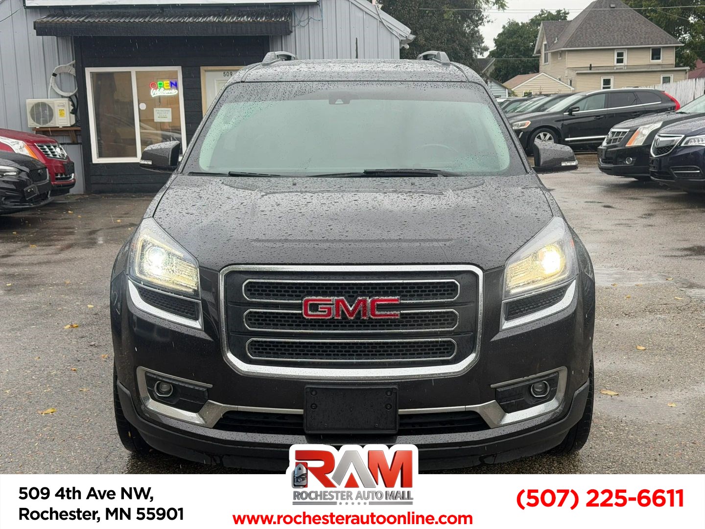 Gray (Iridium Metallic) 2017 GMC Acadia SUV / Crossover Front-Wheel Drive Automatic