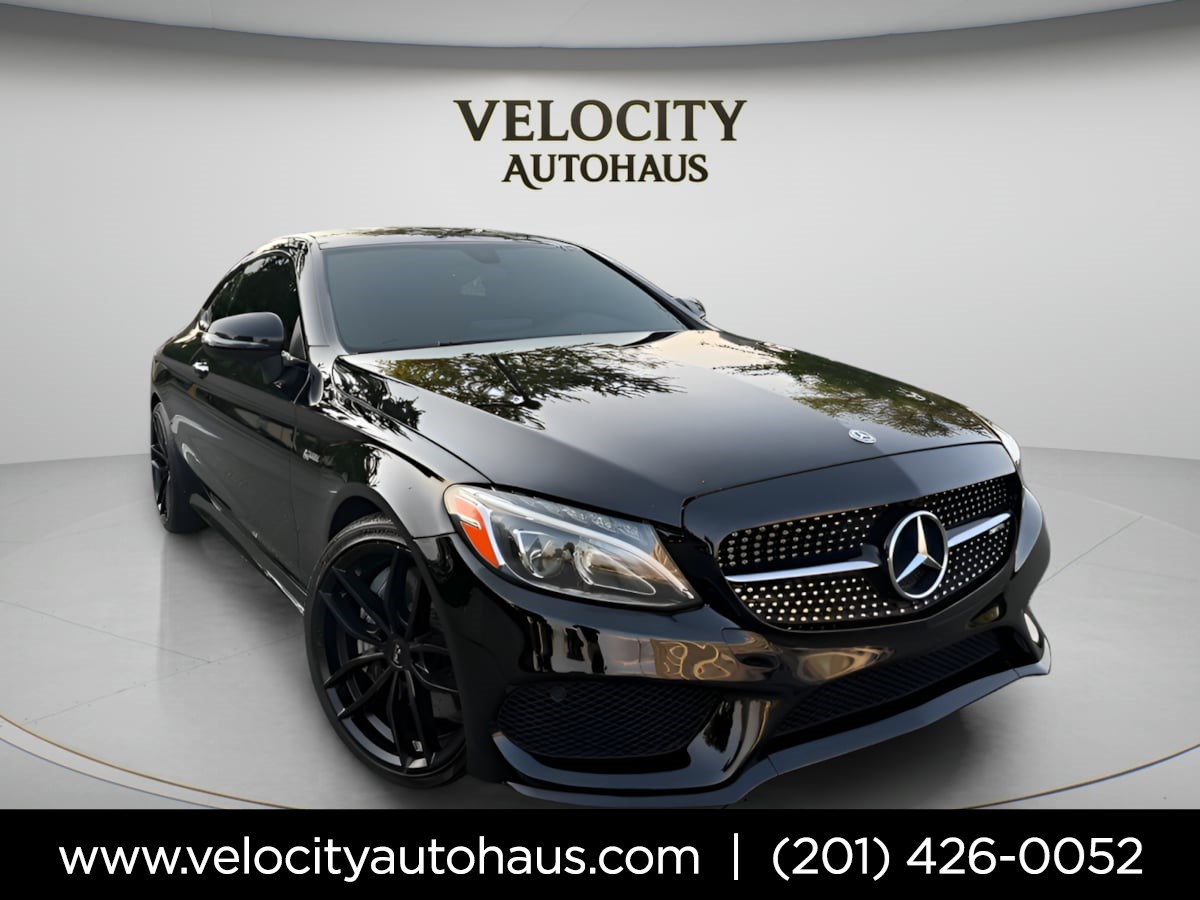 Black 2018 Mercedes-Benz C-Class Coupe All-Wheel Drive Automatic