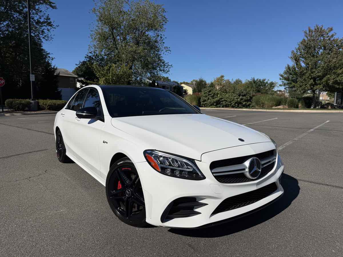 Polar White 2019 Mercedes-Benz C-Class Sedan All-Wheel Drive Automatic