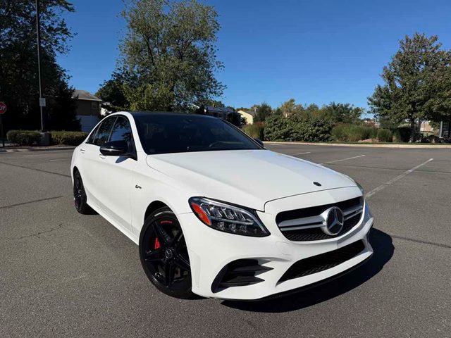 Polar White 2019 Mercedes-Benz C-Class Sedan All-Wheel Drive Automatic