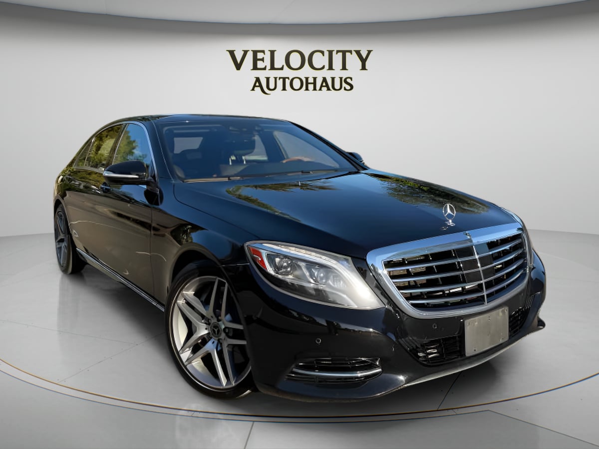 Black 2014 Mercedes-Benz S-Class Sedan All-Wheel Drive Automatic