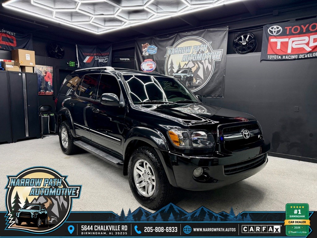 Black 2006 Toyota Sequoia SUV / Crossover Four-Wheel Drive Automatic