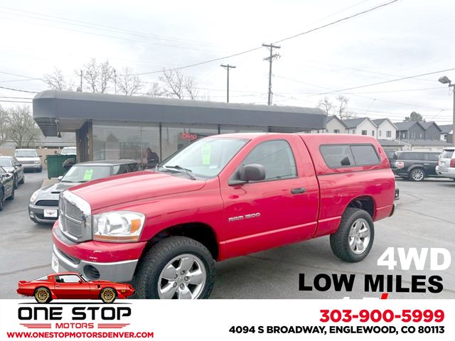 Flame Red 2006 Dodge RAM 1500 Pickup Truck Four-Wheel Drive Automatic