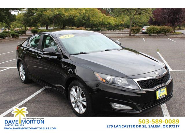 Ebony Black 2013 Kia Optima Sedan Front-Wheel Drive Automatic
