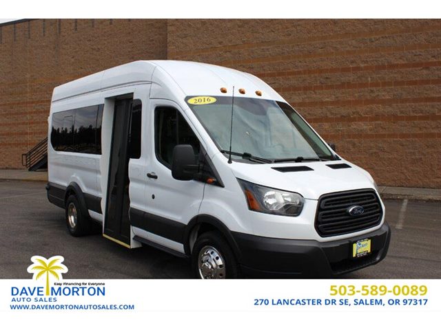 2016 Ford Transit Passenger 350 HD XL Extended High Roof LWB DRW RWD with Sliding Passenger-Side Door