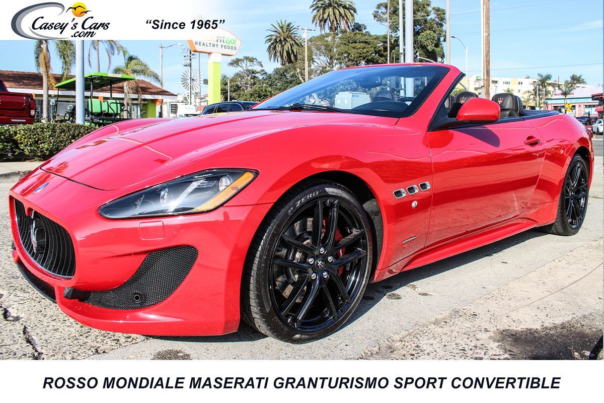 2016 Maserati GranTurismo Convertible Sport