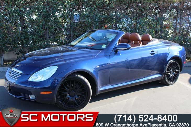 Sold 2002 Lexus Sc430 Hardtop Convertible In Placentia