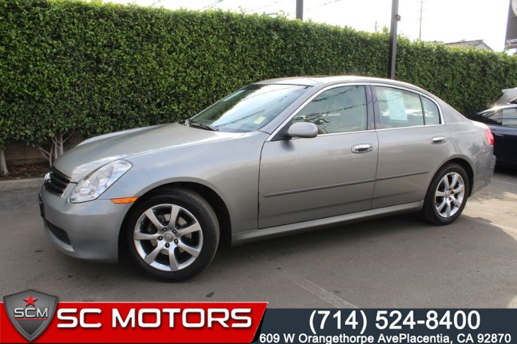 Sold 2005 Infiniti G35 Sedan Awd Premium Pkg Navigation Leather Seats In Placentia