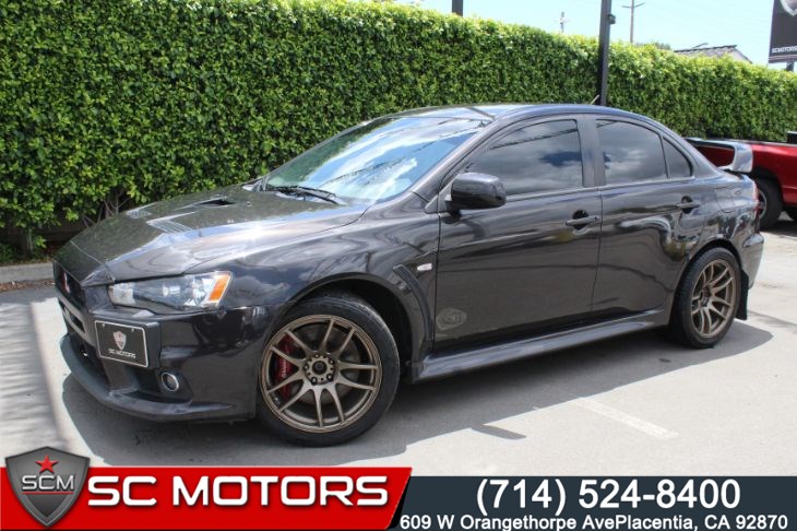 Sold 14 Mitsubishi Lancer Evolution Gsr Recaro Black Fabric Seats In Placentia