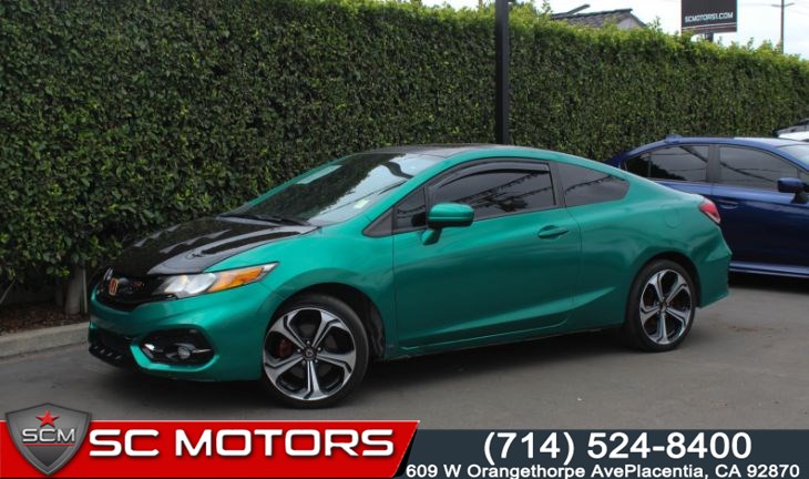 Sold 2015 Honda Civic Coupe Si Sunroof Bluetooth In Placentia