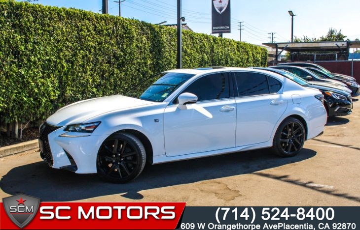 Sold 17 Lexus Gs 350 F Sport Red Leather Seats Mark Levinson Audio In Placentia