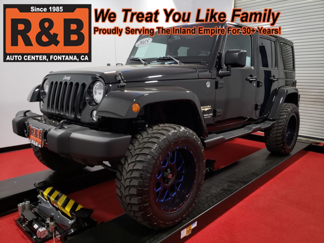Sold 2015 Jeep Wrangler Unlimited Sahara Lifted 4x4 In Fontana