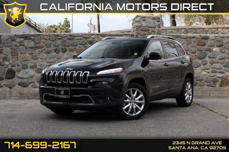 Sold 14 Jeep Cherokee Limited Panoramic Roof Wifi Hotspot In Santa Ana