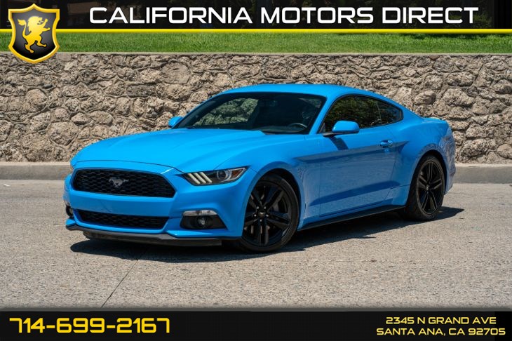 Sold 2017 Ford Mustang Ecoboost W 6 Speed Manual Bluetooth In Santa Ana
