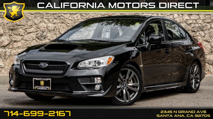 Sold 2017 Subaru Wrx W Intercooled Turbo I 4 20 Mpg City 27 Mpg In Santa Ana