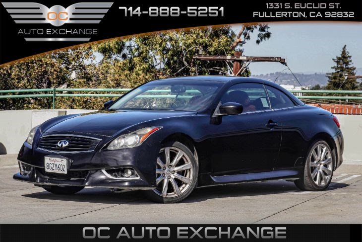 Sold 2011 Infiniti G37 Convertible 2 Dr Limited Edition Bluetooth Rear View Camera In Fullerton