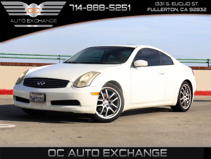 Sold 2006 Infiniti G35 Coupe Sunroof 17 Aluminum Wheels In Fullerton