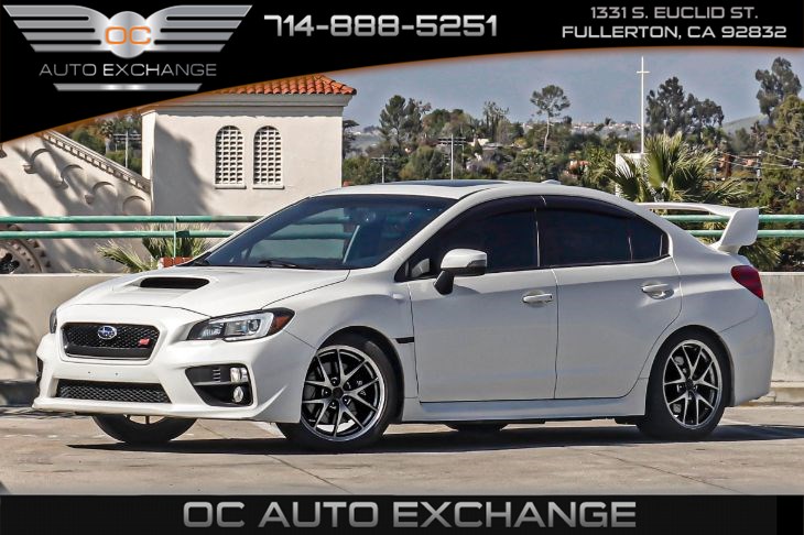 Sold 2015 Subaru Wrx Sti 4dr Sdn Limited Wing Spoiler Back Up Camera In Fullerton