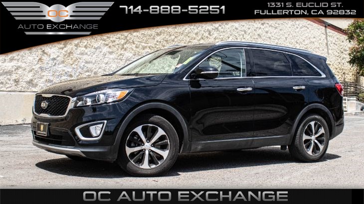 Sold 2016 Kia Sorento Ex 3rd Row Seats Back Up Cam Bluetooth In Fullerton