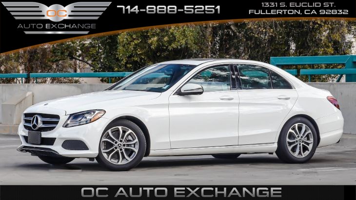 Sold 18 Mercedes Benz C Class C 300 Sedan Blind Spot Assist Back Up Cam Navi In Fullerton
