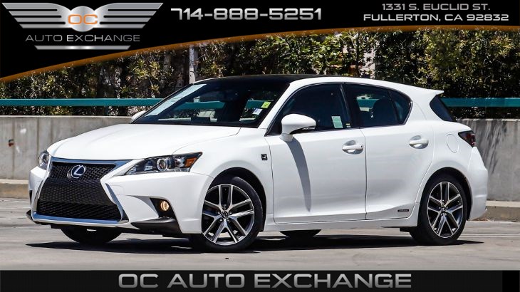 Sold 17 Lexus Ct Ct 0h Fwd F Sport Hybrid Navi Moonroof In Fullerton