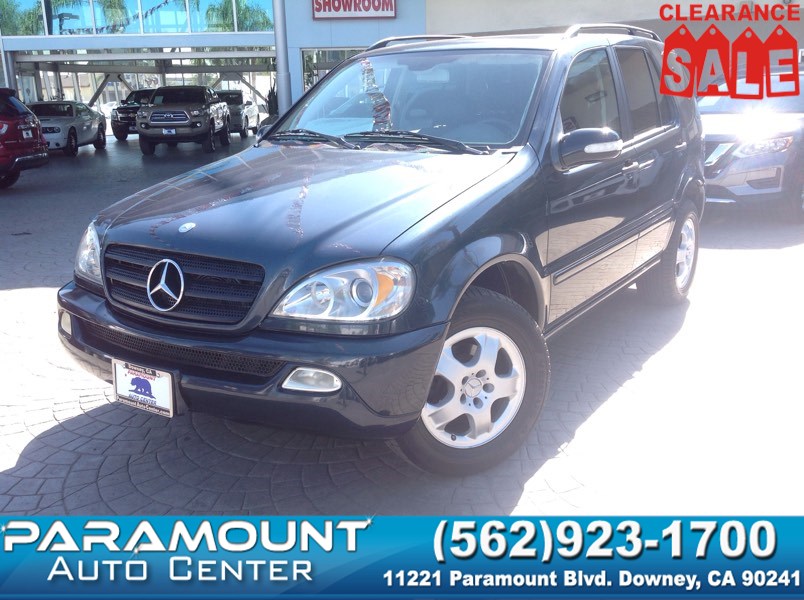 Sold 2002 Mercedes Benz Ml320 Suv In Downey