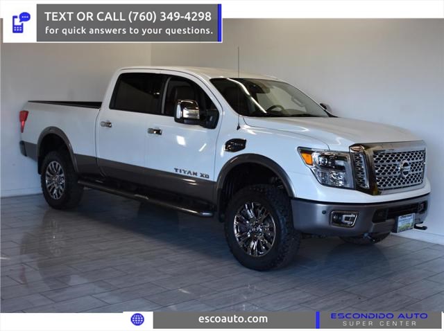 Sold 2017 Nissan Titan Xd Platinum Reserve In Escondido