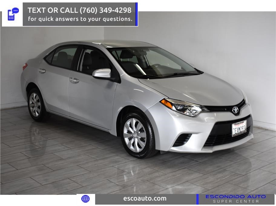 Sold 2014 Toyota Corolla S In Escondido