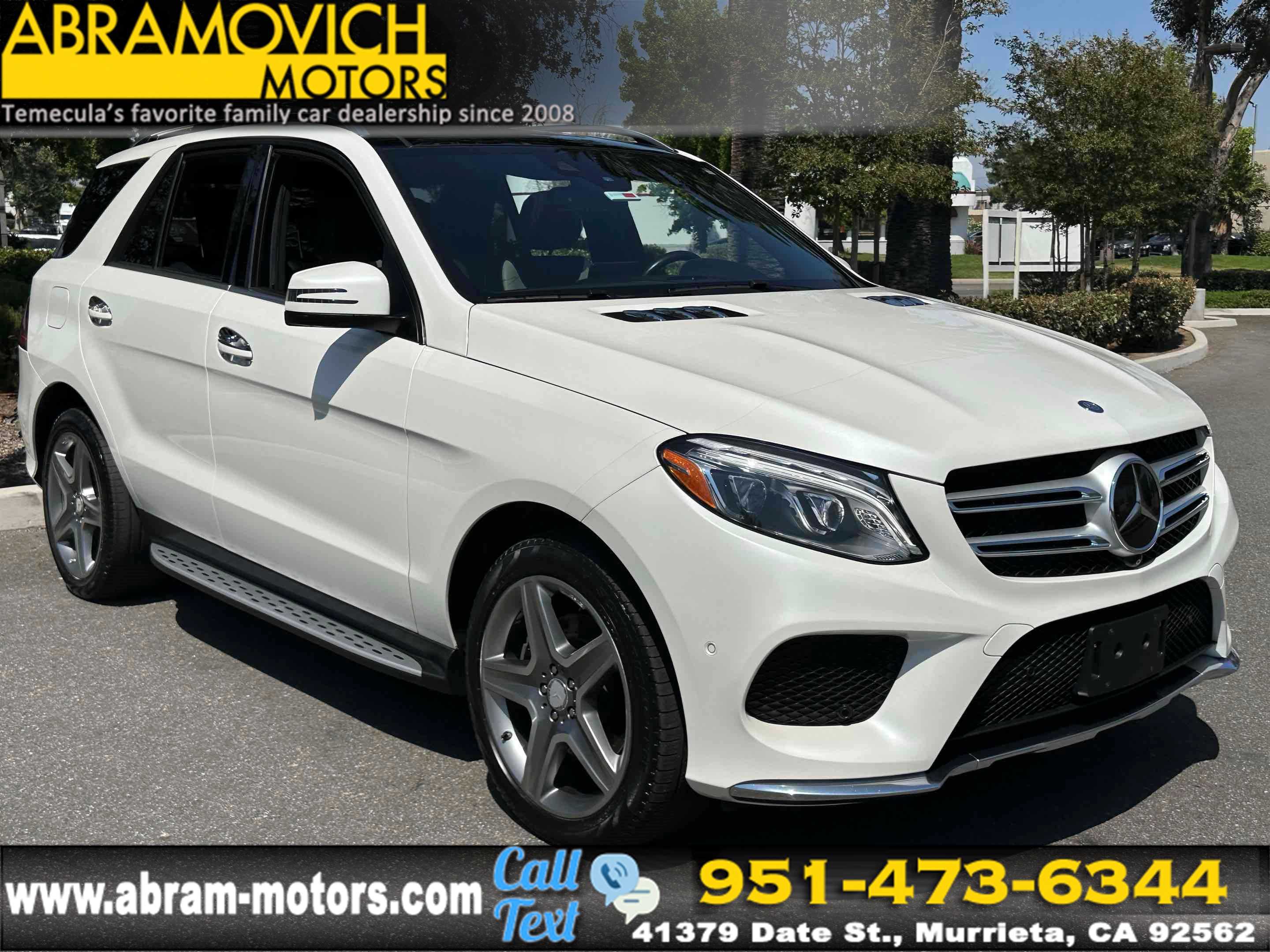 2016 Mercedes-Benz GLE 400 4MATIC SUV - DRIVER ASSISTANCE PKG