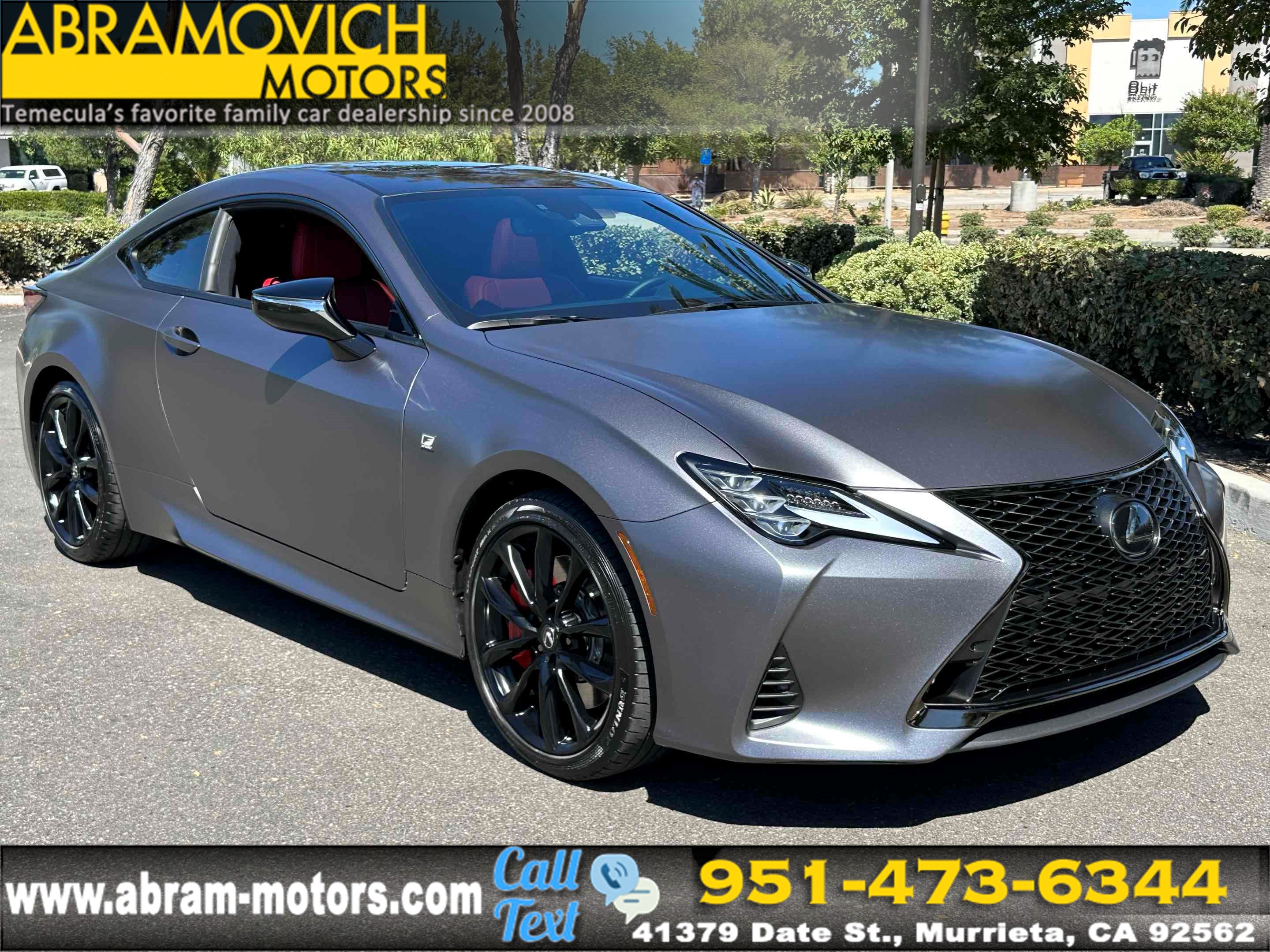 2019 Lexus RC 350 - BLIND SPOT MONITOR W/REAR CROSS TRAFFIC ALERT