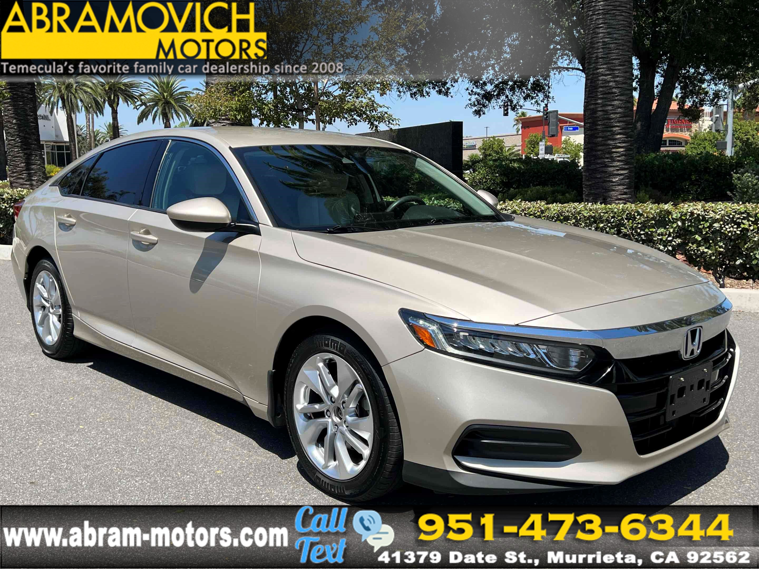 2019 Honda Accord Sedan LX 1.5T - ADAPTIVE CRUISE CONTROL